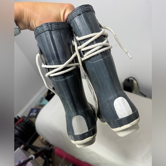 Hunter Kids Youth Tall Ackley Rain Boots Size 11M 12F - Picture 10 of 15